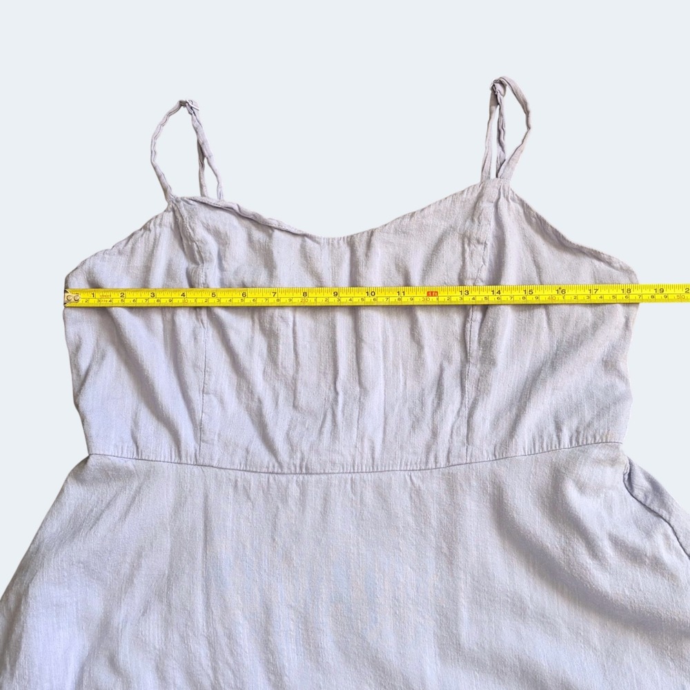 Old Navy Purple Ruffle Cami Mini Sun Dress XL Coquette Cottagecore - Picture 4 of 5
